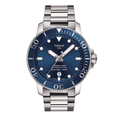 ĐỒNG HỒ NAM TISSOT SEASTAR POWERMATIC 80 T120.407.11.041.03