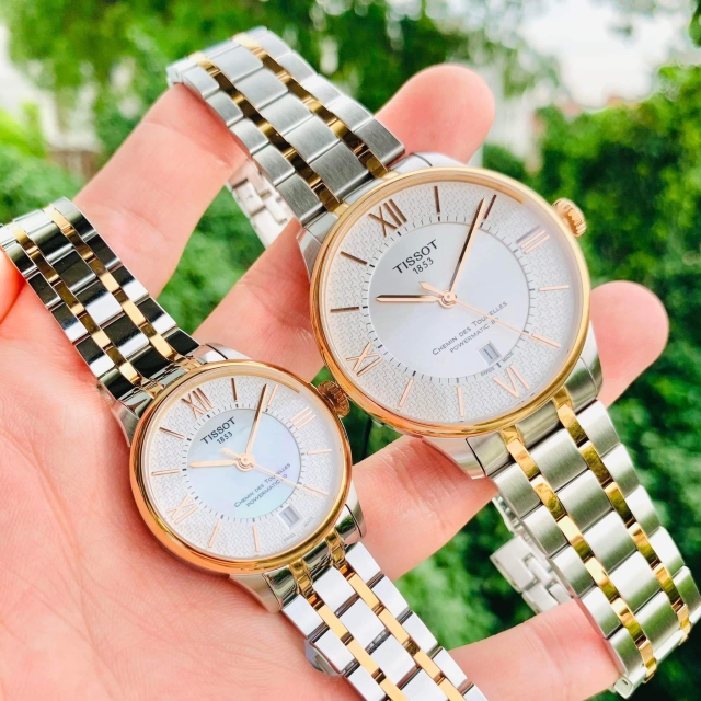 ĐỒNG HỒ ĐÔI TISSOT T099.407.22.038.01 - T099.207.22.118.01