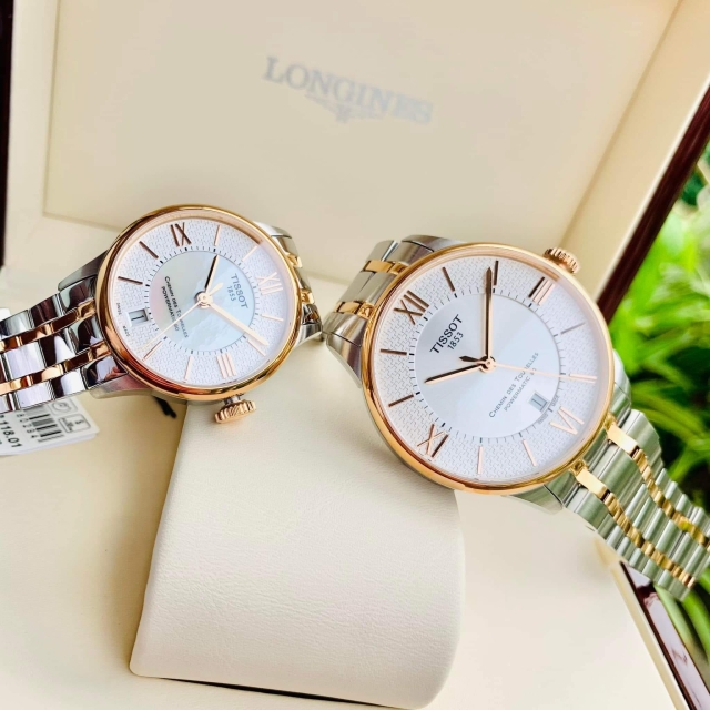 ĐỒNG HỒ ĐÔI TISSOT T099.407.22.038.01 - T099.207.22.118.01