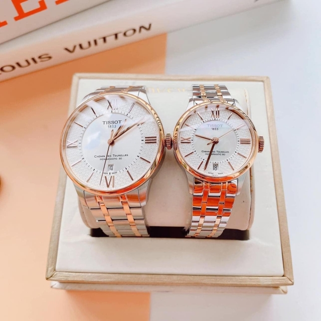 ĐỒNG HỒ ĐÔI TISSOT T099.407.22.038.01 - T099.207.22.118.01