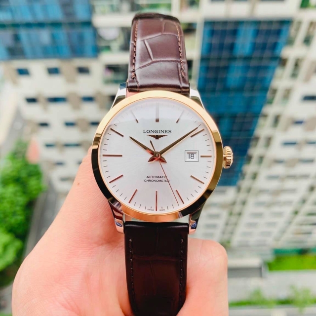 ĐỒNG HỒ NAM LONGINES RECOD 18K L2.820.5.72.2