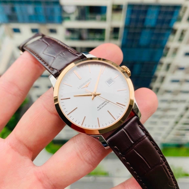 ĐỒNG HỒ NAM LONGINES RECOD 18K L2.820.5.72.2