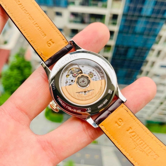 ĐỒNG HỒ NAM LONGINES RECOD 18K L2.820.5.72.2