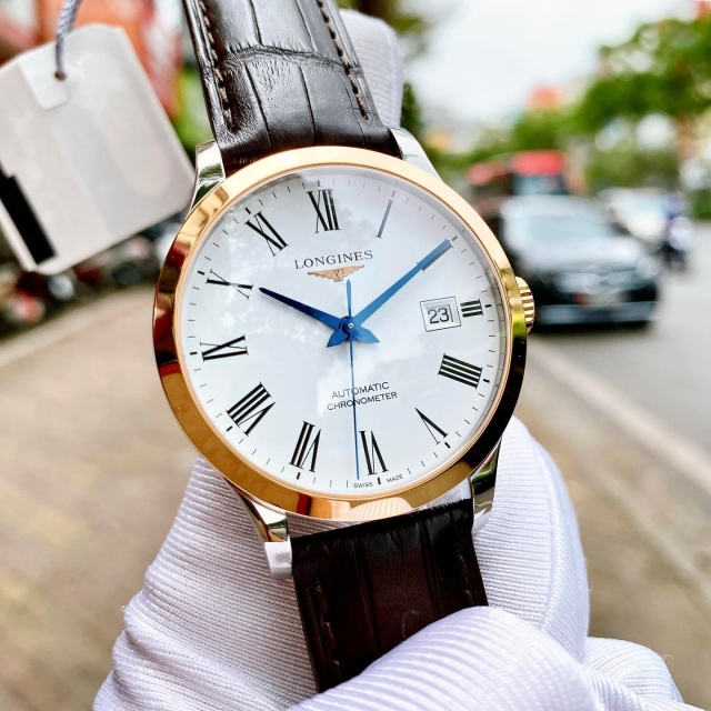 ĐỒNG HỒ NAM LONGINES RECOD 18K L2.820.5.11.2