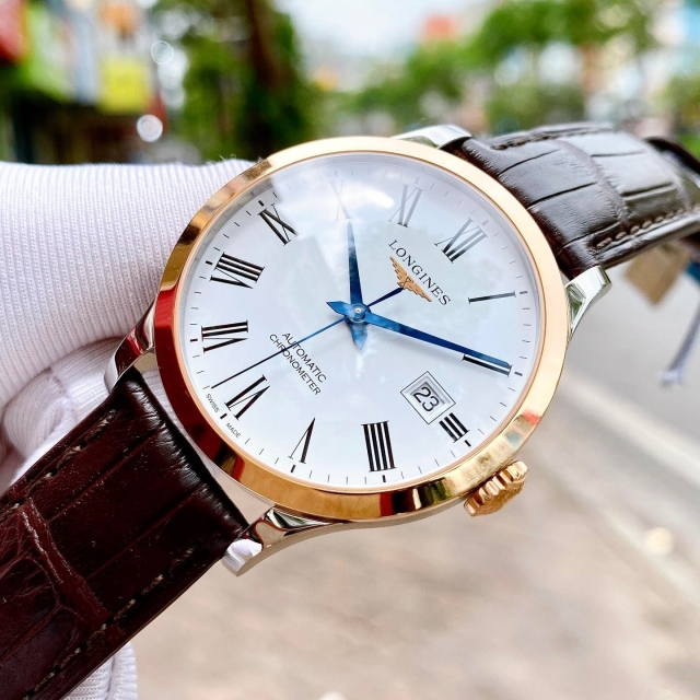 ĐỒNG HỒ NAM LONGINES RECOD 18K L2.820.5.11.2
