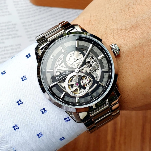 ĐỒNG HỒ NAM BULOVA AUTOMATIC 96A208