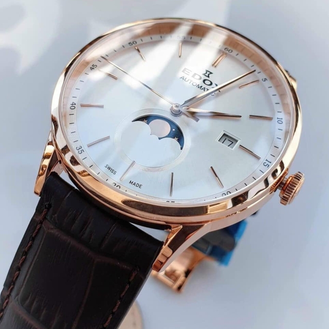ĐỒNG HỒ NAM EDOX MOONPHASE 80500-37R-AIR
