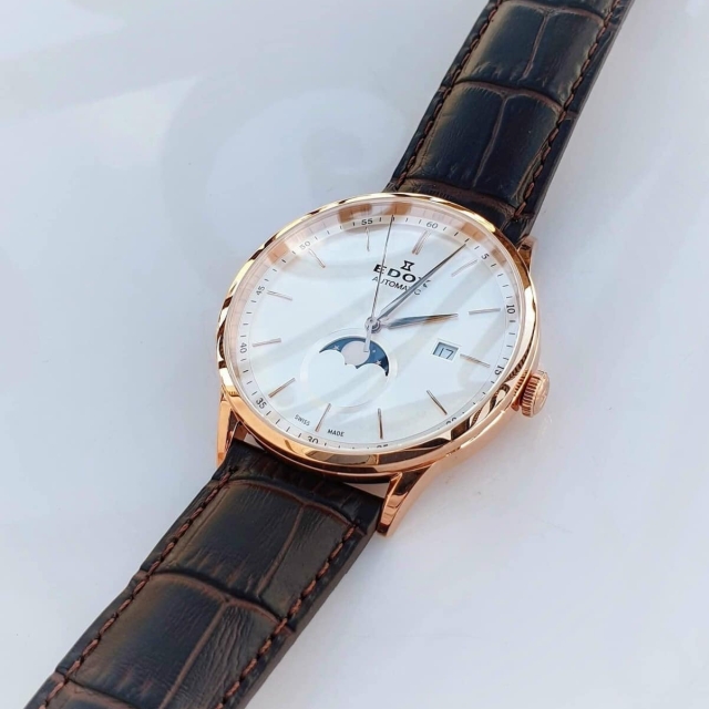 ĐỒNG HỒ NAM EDOX MOONPHASE 80500-37R-AIR