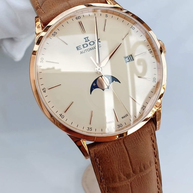 ĐỒNG HỒ NAM EDOX MOONPHASE 80500-37R-BEIR (8050037RBEIR)