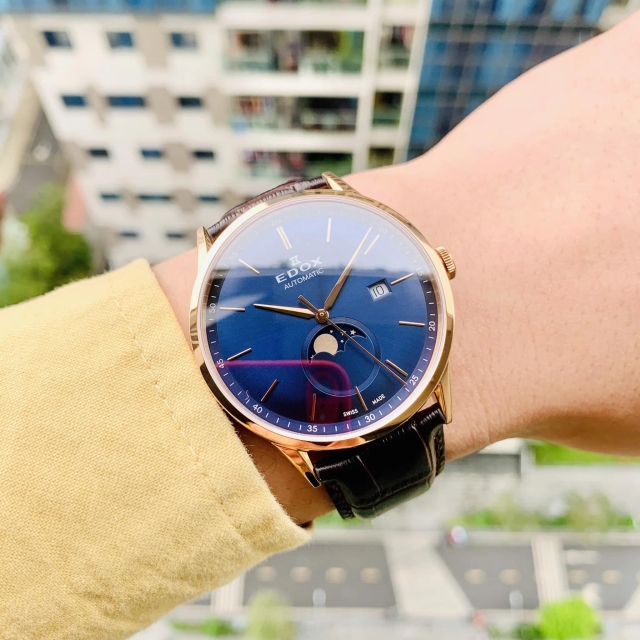 ĐỒNG HỒ NAM EDOX MOONPHASE 80500-37R-BUIR (8050037RBUIR)