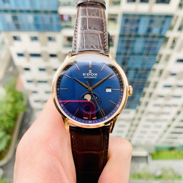 ĐỒNG HỒ NAM EDOX MOONPHASE 80500-37R-BUIR (8050037RBUIR)