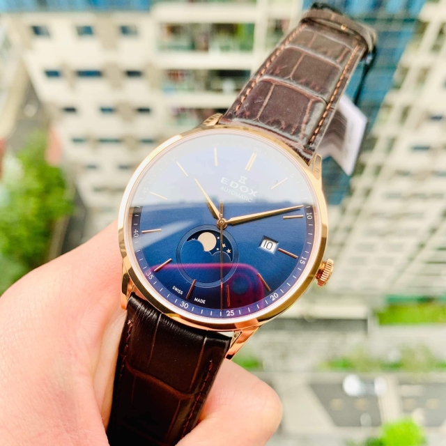 ĐỒNG HỒ NAM EDOX MOONPHASE 80500-37R-BUIR (8050037RBUIR)
