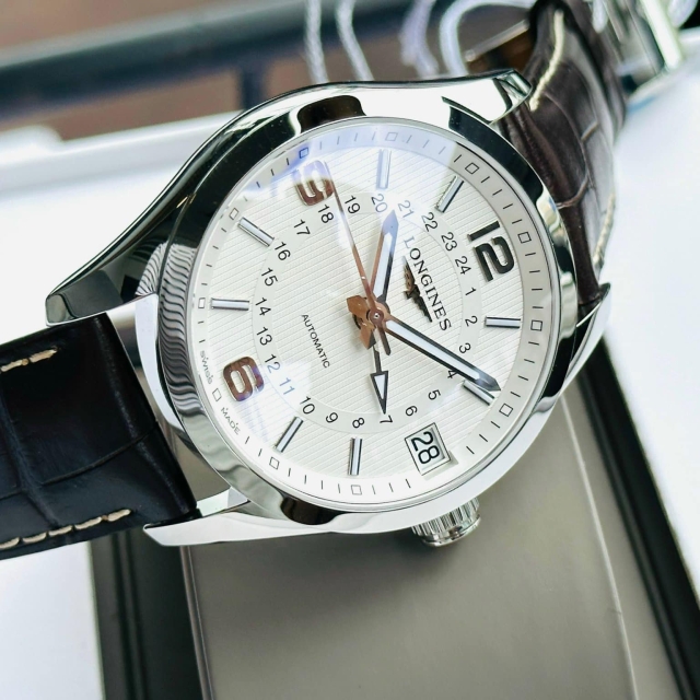 ĐỒNG HỒ NAM LONGINES CONQUEST GMT L2.799.4.76.3 (L27994763)