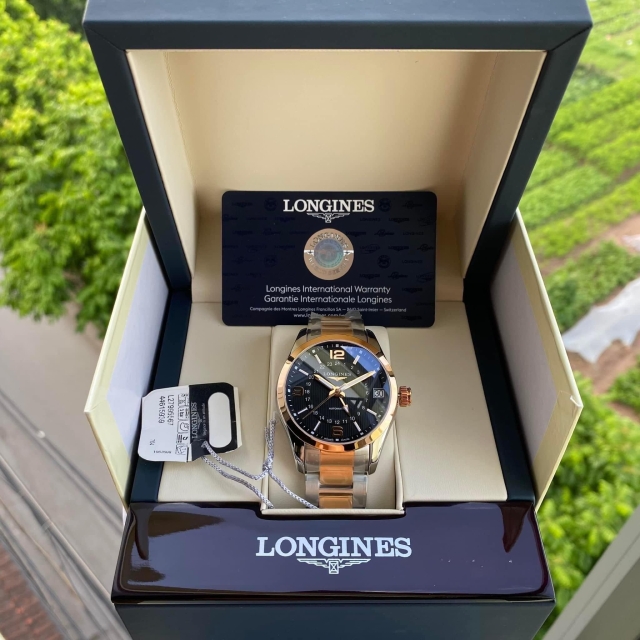 ĐỒNG HỒ NAM LONGINES CONQUEST GMT L2.799.5.56.7 (L27995567)