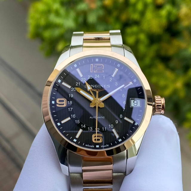 ĐỒNG HỒ NAM LONGINES CONQUEST GMT L2.799.5.56.7 (L27995567)