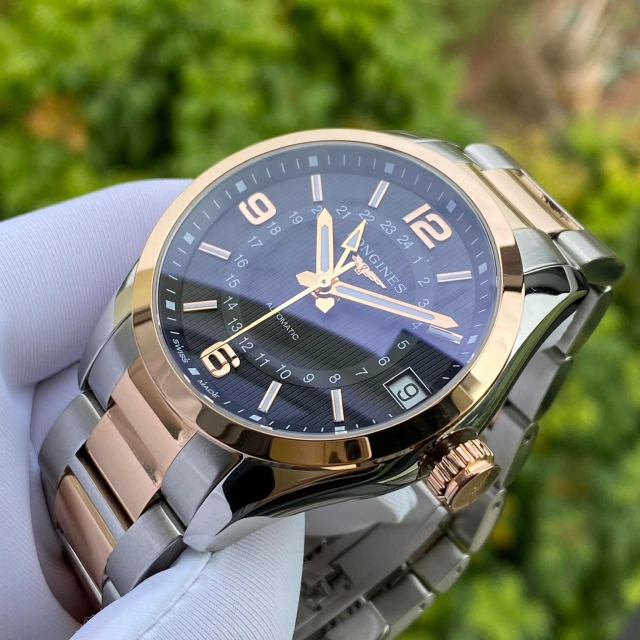 ĐỒNG HỒ NAM LONGINES CONQUEST GMT L2.799.5.56.7 (L27995567)
