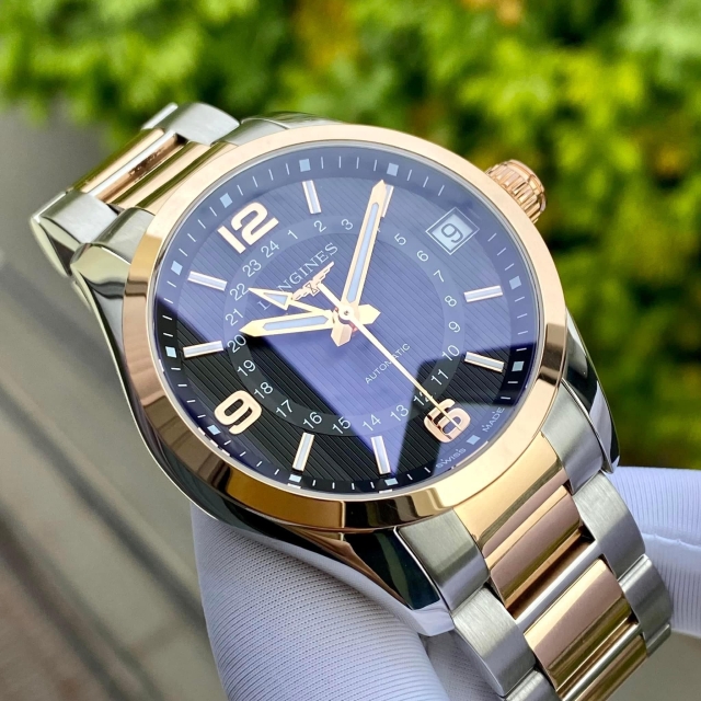ĐỒNG HỒ NAM LONGINES CONQUEST GMT L2.799.5.56.7 (L27995567)