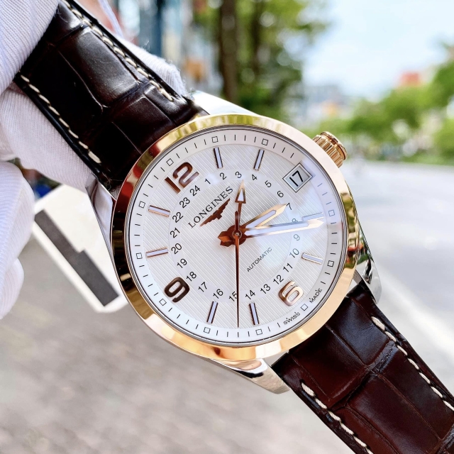 ĐỒNG HỒ NAM LONGINES CONQUEST GMT L2.799.5.76.3 (L27995763)