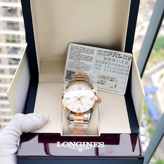 ĐỒNG HỒ NAM LONGINES CONQUEST GMT L2.799.5.76.7 (L27995767)