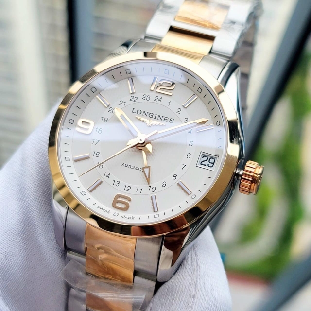 ĐỒNG HỒ NAM LONGINES CONQUEST GMT L2.799.5.76.7 (L27995767)