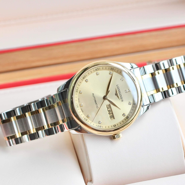 ĐỒNG HỒ NAM LONGINES MASTER 18K DIAMOND L2.755.5.37.7 (L27555377)