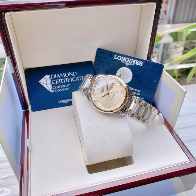 ĐỒNG HỒ NAM LONGINES MASTER 18K DIAMOND L2.755.5.37.7 (L27555377)