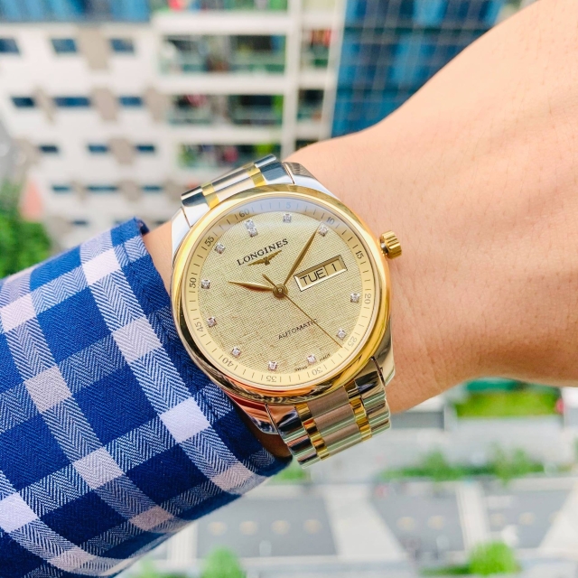 ĐỒNG HỒ NAM LONGINES MASTER 18K DIAMOND L2.755.5.38.7 (L27555387)