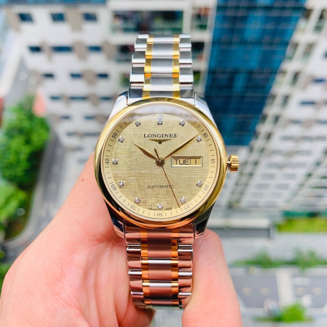 ĐỒNG HỒ NAM LONGINES MASTER 18K DIAMOND L2.755.5.38.7 (L27555387)