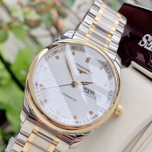 ĐỒNG HỒ NAM LONGINES MASTER 18K DIAMOND L2.755.5.77.7 (L27555777)