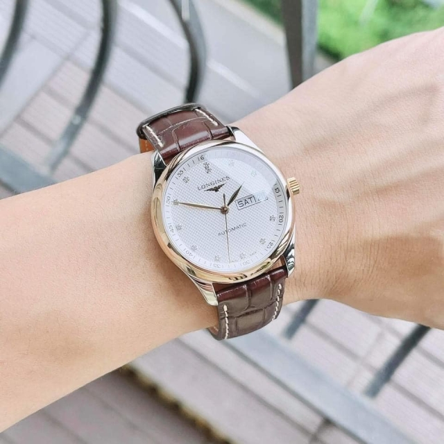 ĐỒNG HỒ NAM LONGINES MASTER 18K DIAMOND L2.755.5.97.3 (L27555973)