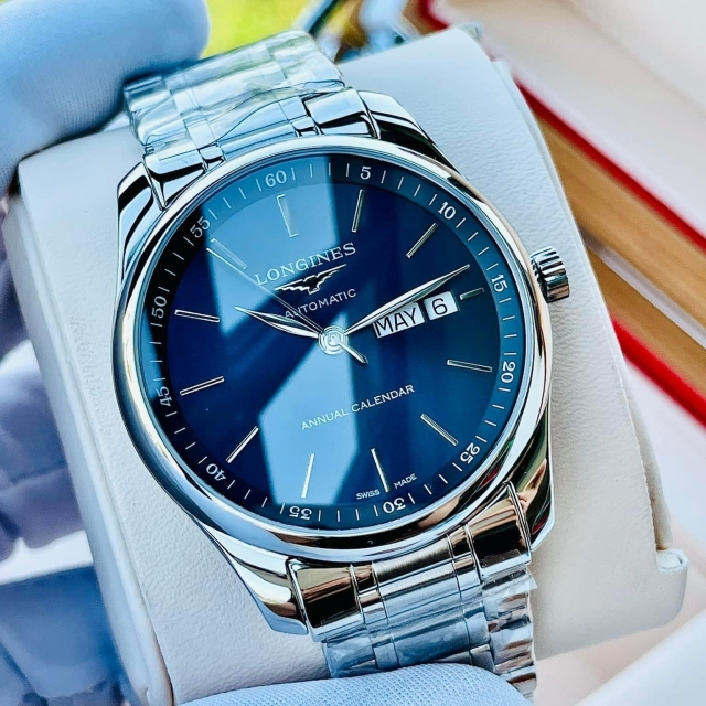 ĐỒNG HỒ NAM LONGINES MASTER BLUE L2.910.4.92.6