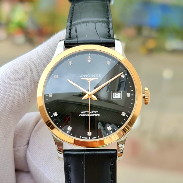 ĐỒNG HỒ NAM LONGINES RECOD 18K L2.820.5.57.2