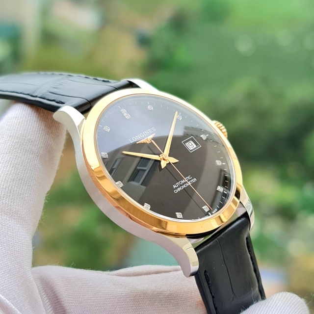 ĐỒNG HỒ NAM LONGINES RECOD 18K L2.820.5.57.2