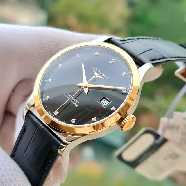ĐỒNG HỒ NAM LONGINES RECOD 18K L2.820.5.57.2