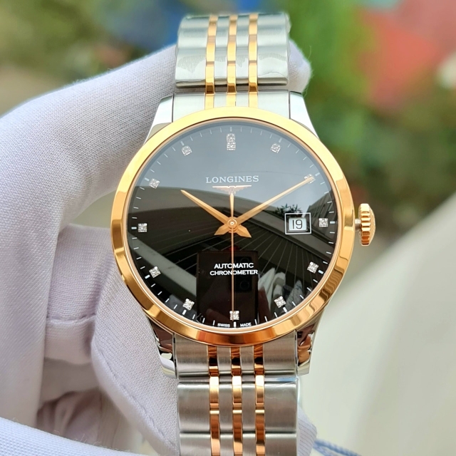 ĐỒNG HỒ NAM LONGINES RECOD 18K L2.820.5.57.7