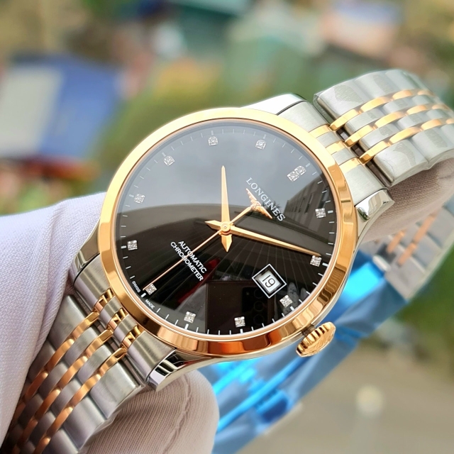 ĐỒNG HỒ NAM LONGINES RECOD 18K L2.820.5.57.7