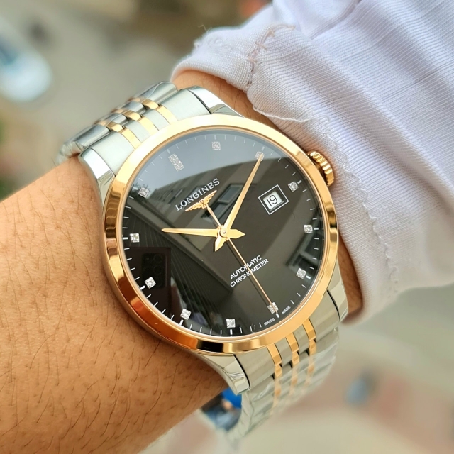 ĐỒNG HỒ NAM LONGINES RECOD 18K L2.820.5.57.7