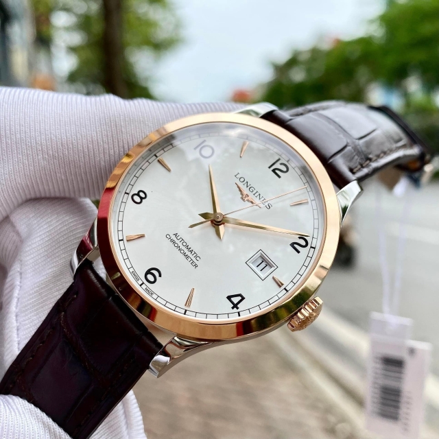 ĐỒNG HỒ NAM LONGINES RECOD 18K L2.820.5.76.2