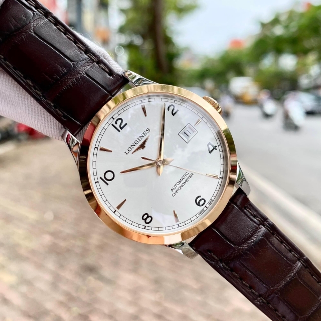 ĐỒNG HỒ NAM LONGINES RECOD 18K L2.820.5.76.2