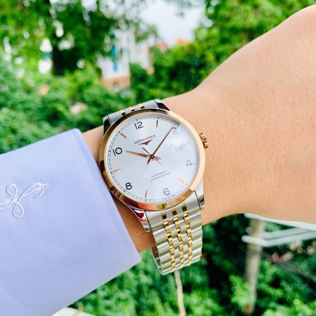 ĐỒNG HỒ NAM LONGINES RECOD 18K L2.820.5.76.7