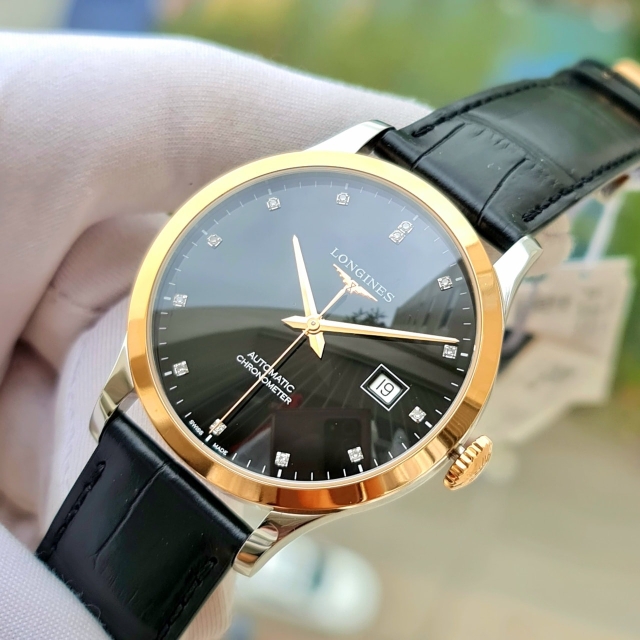 ĐỒNG HỒ NAM LONGINES RECOD 18K L2.821.5.57.2