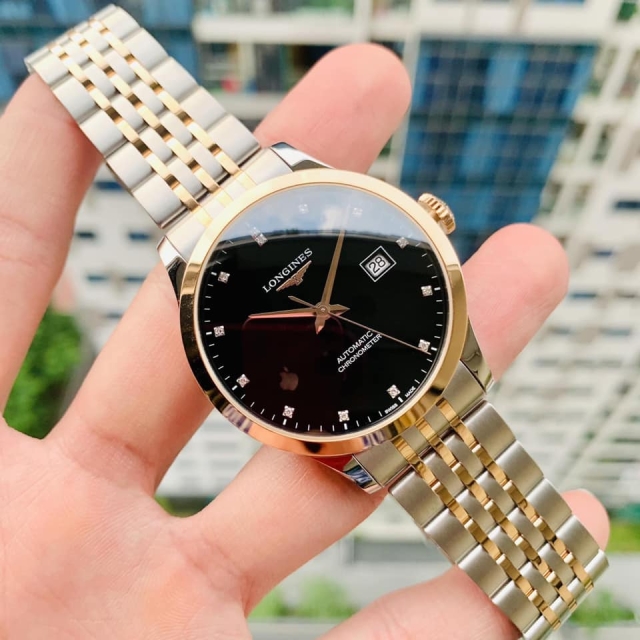 ĐỒNG HỒ NAM LONGINES RECOD 18K L2.821.5.57.7
