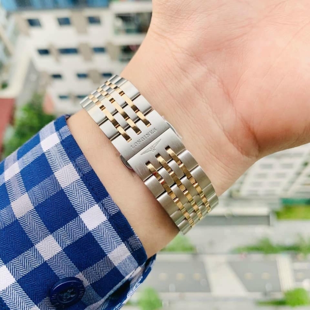 ĐỒNG HỒ NAM LONGINES RECOD 18K L2.821.5.57.7