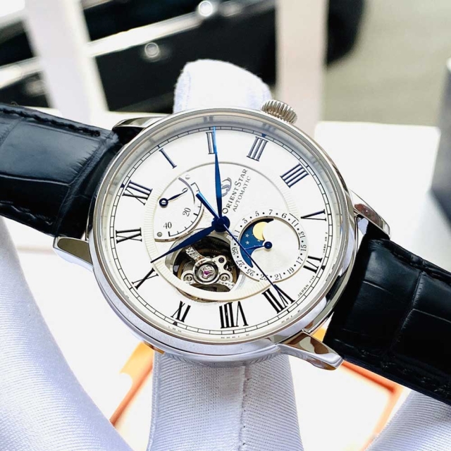 ĐỒNG HỒ NAM ORIENT STAR MOONPHASE RE-AM0001S00B