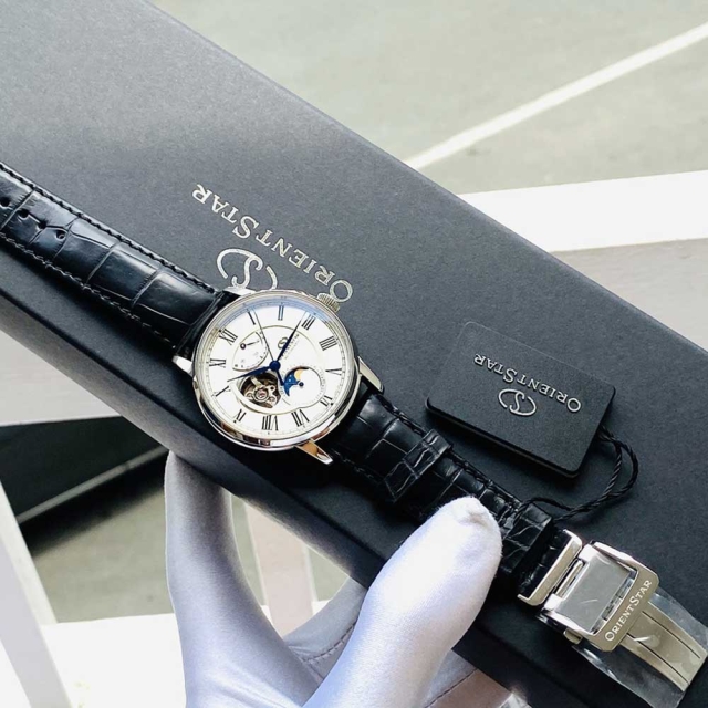 ĐỒNG HỒ NAM ORIENT STAR MOONPHASE RE-AM0001S00B