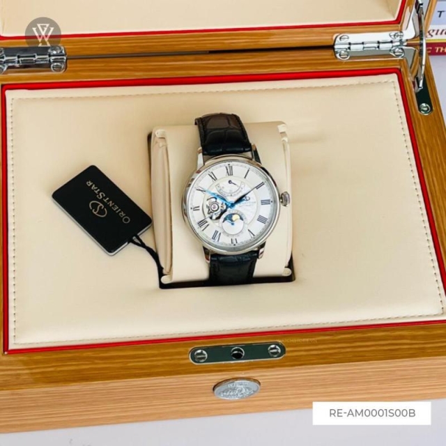 ĐỒNG HỒ NAM ORIENT STAR MOONPHASE RE-AM0001S00B