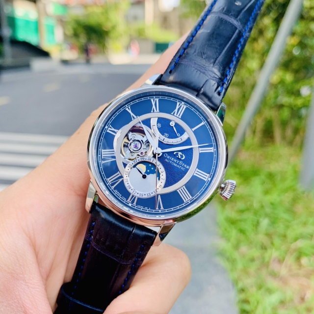 ĐỒNG HỒ NAM ORIENT STAR MOONPHASE RE-AM0002L00B