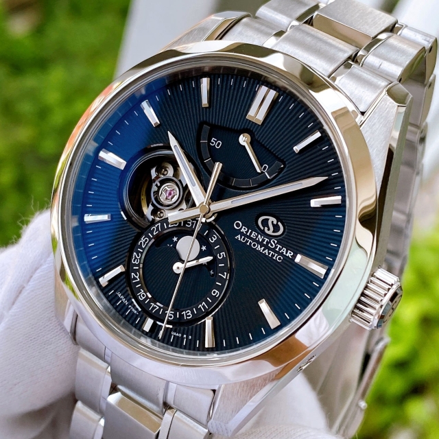 ĐỒNG HỒ NAM ORIENT STAR MOONPHASE RE-AY0001B00B