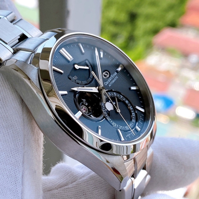 ĐỒNG HỒ NAM ORIENT STAR MOONPHASE RE-AY0001B00B