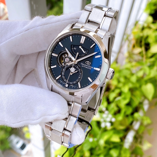 ĐỒNG HỒ NAM ORIENT STAR MOONPHASE RE-AY0001B00B